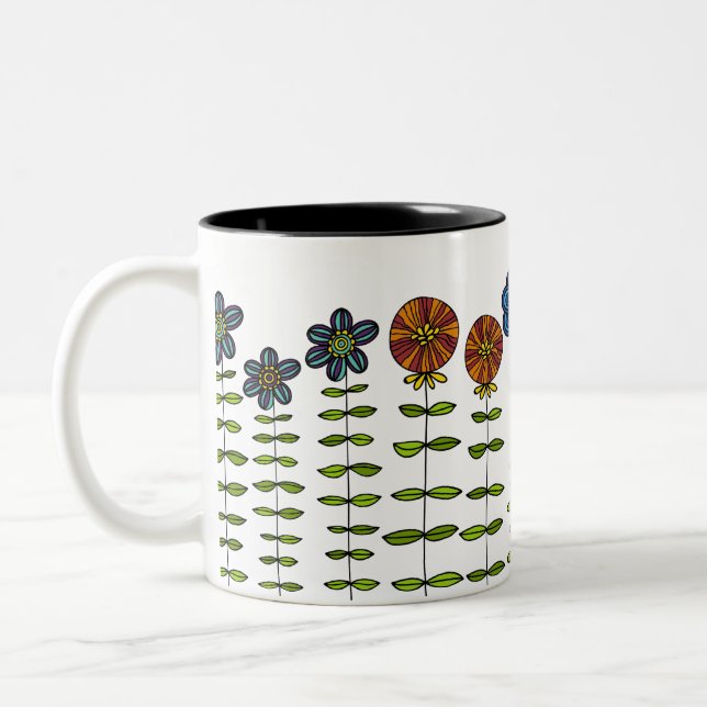 Flower Garden Mug (Left)