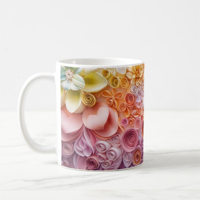 Flower garden mug (Left)