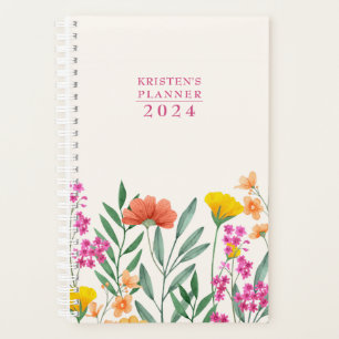 Flower Garden Personalized Weekly Planner