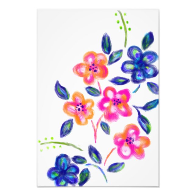 Flower Garden Photo Print (Front)