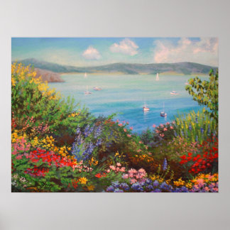 Flower garden. poster