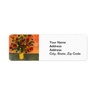 Flower Garden Return Address Label