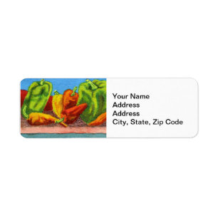 Flower Garden Return Address Label