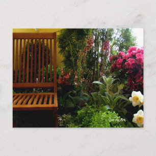 "Flower Garden Seat" Cards