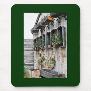 FLOWER GARDEN SHACK MOUSEPAD
