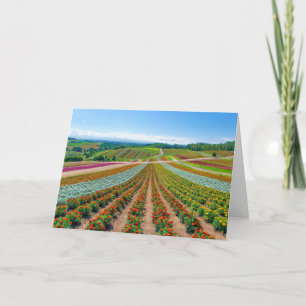 Flower Garden Shikisai No Oka Flower Farm Card