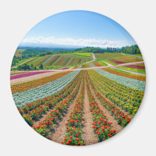Flower Garden Shikisai No Oka Flower Farm Magnet