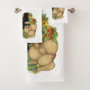 Flower Garden Silkies Bath Towel Set