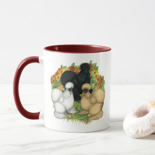 Flower Garden Silkies Mug