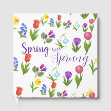 Flower Garden Spring Has Sprung