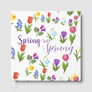 Flower Garden Spring Has Sprung Guest Book