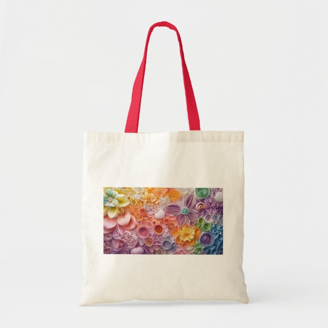Flower garden tote bag (Front)