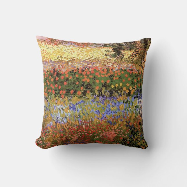 Flower Garden,Vincent van Gogh. Cushion (Front)