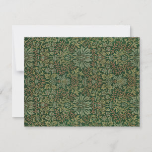 Flower Garden Vintage Ornament Illustration Card