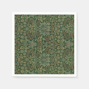 Flower Garden Vintage Ornament Illustration Napkin