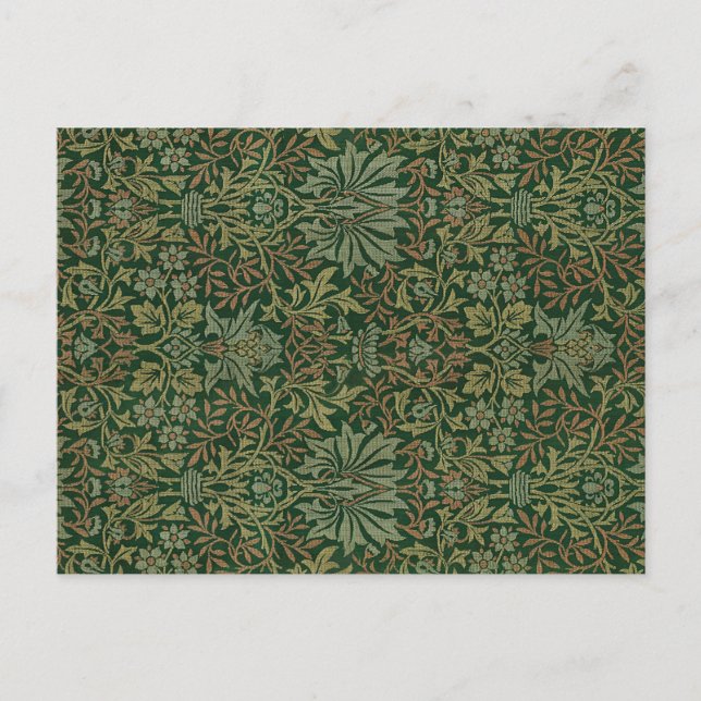 Flower Garden Vintage Ornament Illustration Postcard (Front)