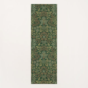 Flower Garden Vintage Ornament Illustration Yoga Mat