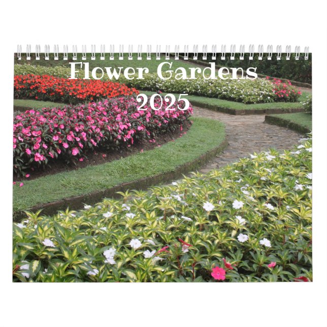 Flower Gardens 2025 Calendar (Cover)