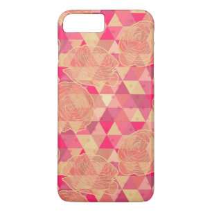 Flower geometrical pattern iPhone 8 plus/7 plus case
