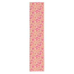 Flower geometrical pattern short table runner