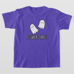 Flower Ghoul Flower Girl Cute Ghost Spooky Wedding T-Shirt<br><div class="desc">Flower ghoul flower girl design has a cute ghosts motif,  is part of the spooky wedding collection and is available in more styles.</div>