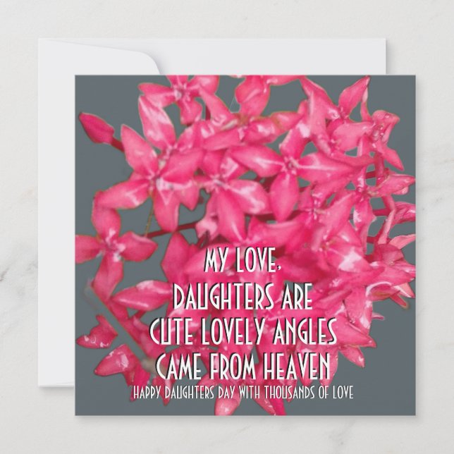FLOWER GIFT FOR DAUGHTERS DAY (Front)