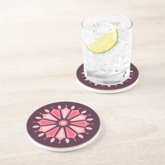 FLOWER GIFT FOR MOM DAUGHTER SISTER FRIEND TEACHER COASTER (Side)