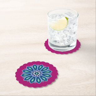 FLOWER GIFT FOR MOM DAUGHTER SISTER FRIEND TEACHER PAPER COASTER