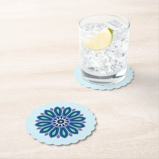 FLOWER GIFT FOR MOM DAUGHTER SISTER FRIEND TEACHER PAPER COASTER (Insitu)