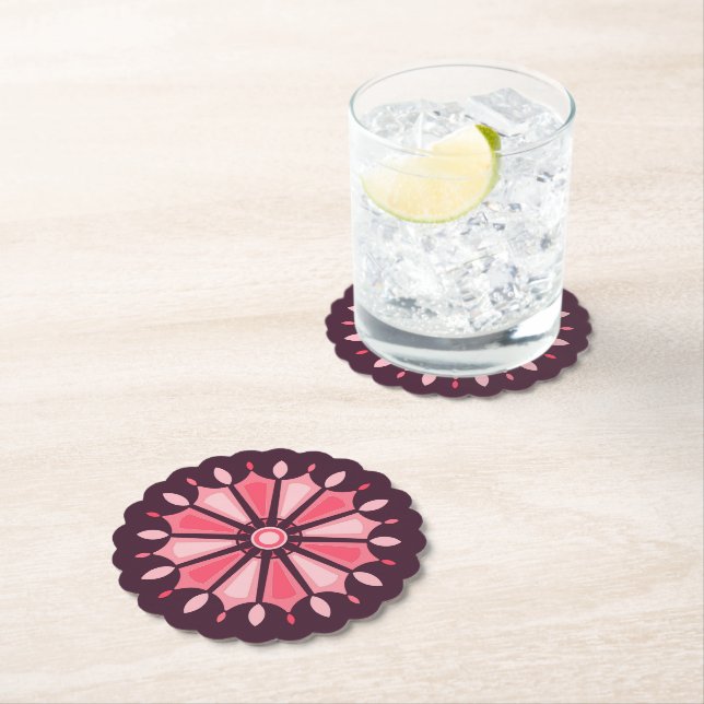 FLOWER GIFT FOR MOM DAUGHTER SISTER FRIEND TEACHER PAPER COASTER (Insitu)