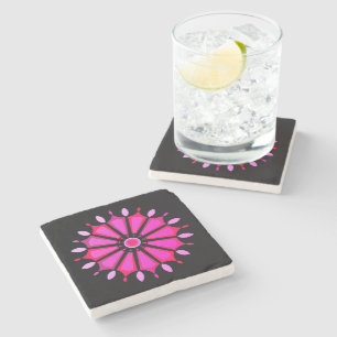 FLOWER GIFT FOR MOM DAUGHTER SISTER FRIEND TEACHER STONE COASTER
