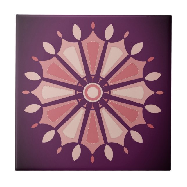 FLOWER GIFT FOR MOM DAUGHTER SISTER FRIEND TEACHER TILE (Front)