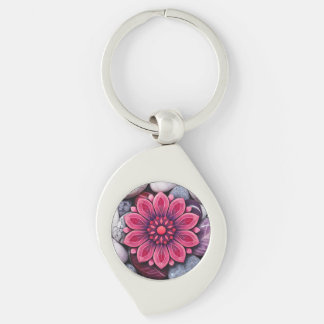 FLOWER GIFT MOM DAUGHTER SISTER TEACHER FRIEND KEY RING