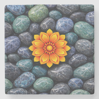 FLOWER GIFT MOM DAUGHTER SISTER TEACHER FRIEND STONE COASTER