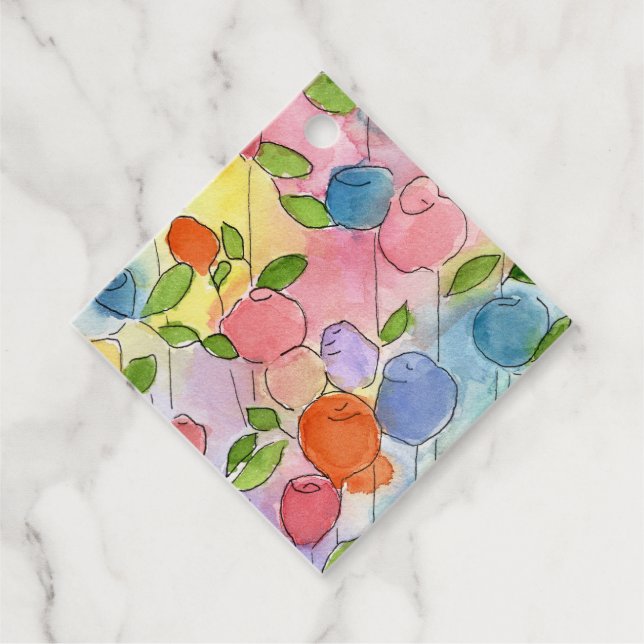 flower gift tags (Front)