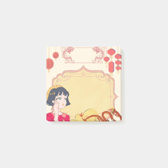Flower Girl 7 Sticky Notes (Front)
