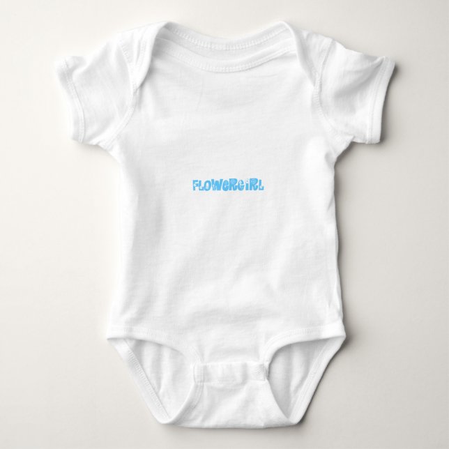 Flower Girl Baby Bodysuit (Front)