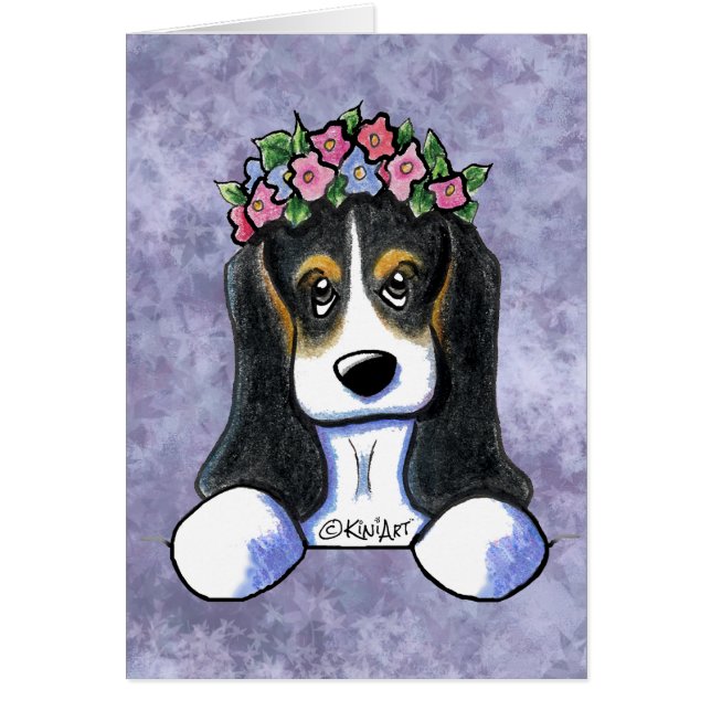 Flower Girl Basset Hound (Front)