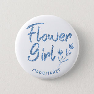 Flower Girl Bridal Shower pin