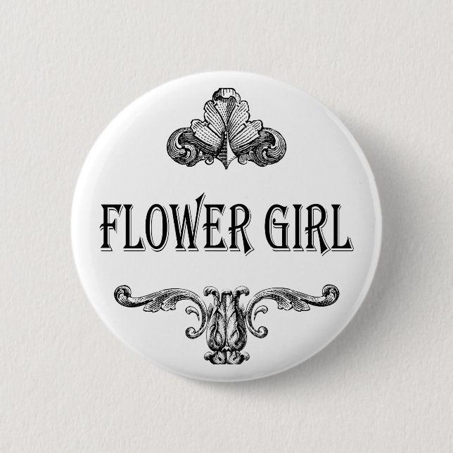 flower girl button (Front)