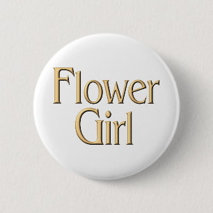 Flower girl button