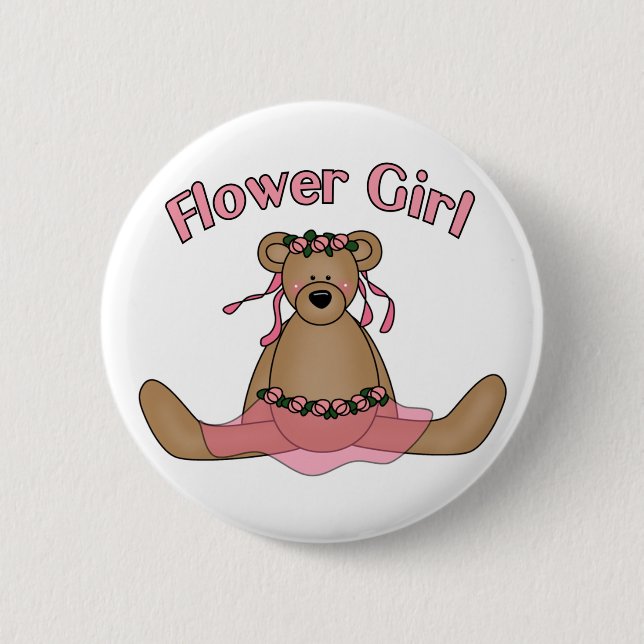 Flower Girl button (Front)