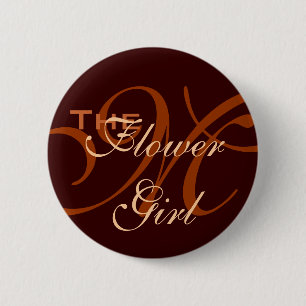 Flower Girl Button
