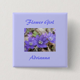 Flower Girl Button