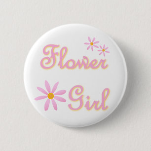 Flower girl button