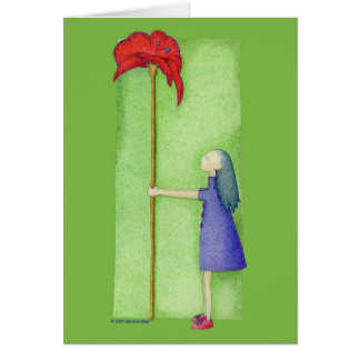 Flower Girl Card