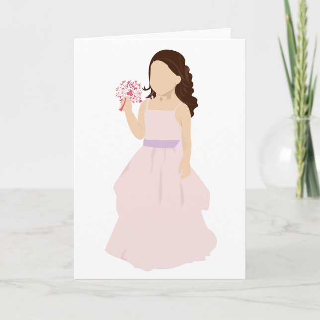 Flower Girl Card (Front)