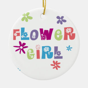 Flower Girl Ceramic Tree Decoration
