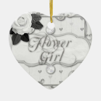 flower girl ceramic tree decoration