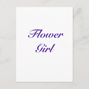 flower girl gear postcard